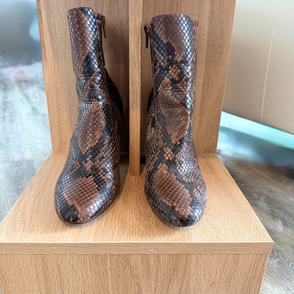 Aldo Snake Print Boots - Picture 2 of 4